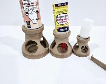 Upright Glue Holder Set: 3D Printed Crafting Tool