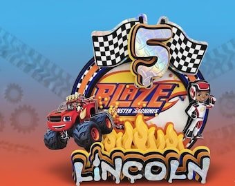 Shaker Monster Truck Cake Topper
