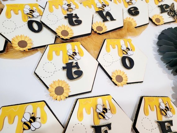 Mother To BEE Banner, Sunflower Baby Shower Decor