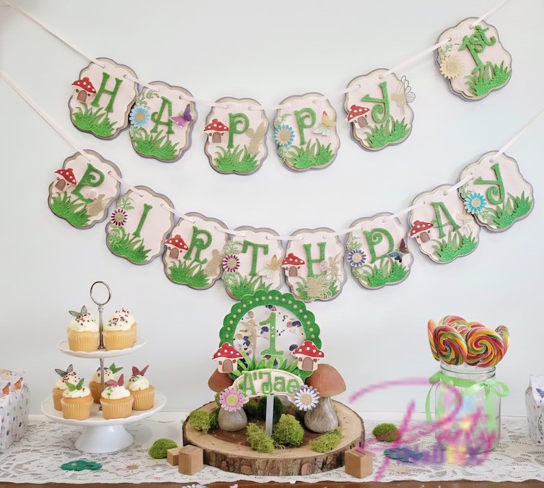 Fairy Party Banner: Whimsical Birthday Decorations